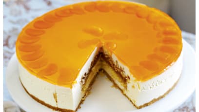It's A Cake, It's A Tart, It's An Orange And Pineapple Tart Cheesecaken!
