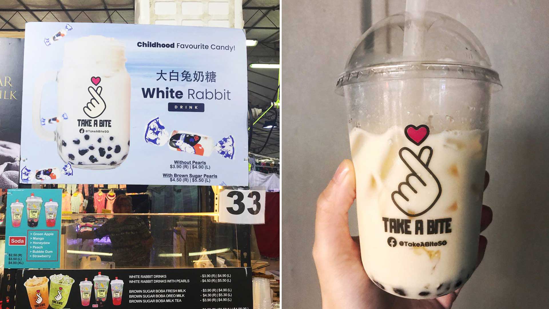 White Rabbit Bubble Milk Found At Jurong East Pasar Malam, From $3.90