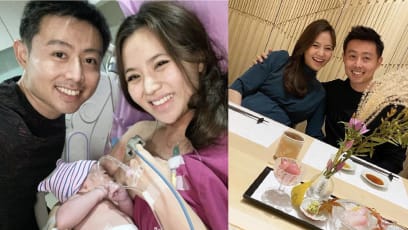 Cheryl Wee, Who Just Gave Birth To Her 3rd Child, Had Contractions While Having Dinner At An Omakase Restaurant… But She Still Finished Her Meal