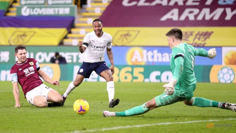 Football: Man City restore lead at top with routine win at Burnley Football: Man City restore lead at top with routine win at Burnley