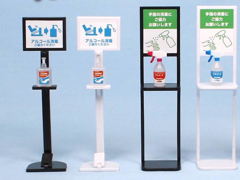 Fancy a pandemic souvenir? Japan has hand sanitiser stand gacha capsule toys