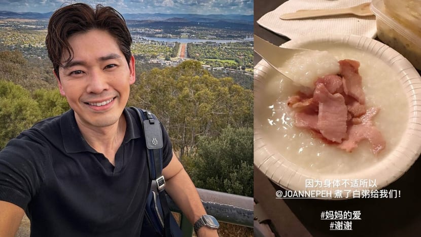 Romeo Tan Falls Sick Filming In Australia, Thanks Joanne Peh For “Playing The Mother Role” By Cooking Him Porridge