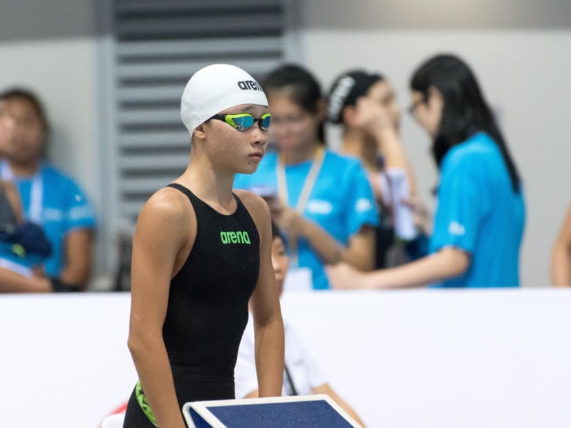 Gan Ching Hwee, who won three bronzes at last year's Asean School Games, will be making her SEA Games debut in Kuala Lumpur in August. ALL PHOTOS: SINGAPORE SWIMMING ASSOCIATION