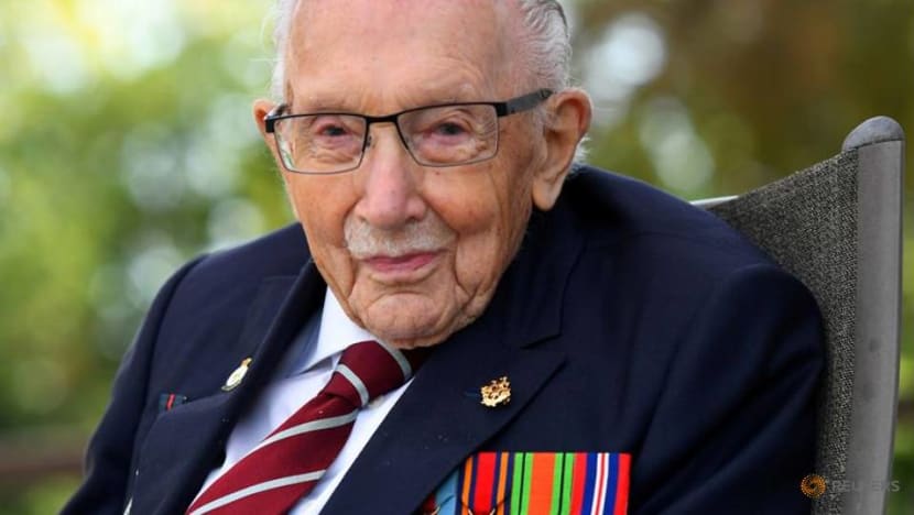Britain's Captain Tom hospitalised after testing positive for COVID-19 Britain's Captain Tom hospitalised after testing positive for COVID-19