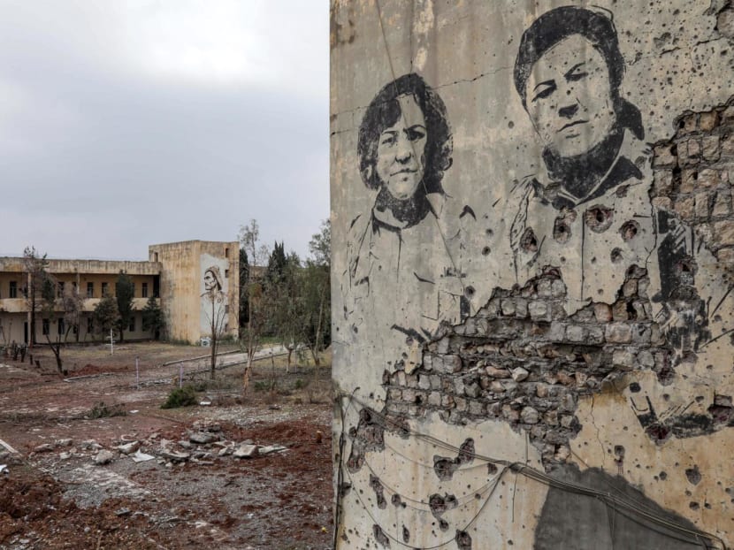 This picture taken on Nov 26, 2022 shows a view at damage sustained at the headquarters of the Kurdistan Democratic Party of Iran (KDPI) following an Iranian cross-border attack in the town of Koye (Koysinjaq), in the east of Arbil district in the autonomous Kurdish region of northern Iraq. This picture taken on Nov 26, 2022 shows a view at damage sustained at the headquarters of the Kurdistan Democratic Party of Iran (KDPI) following an Iranian cross-border attack in the town of Koye (Koysinjaq), in the east of Arbil district in the autonomous Kurdish region of northern Iraq.