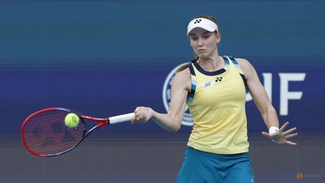 Rybakina survives Azarenka test to reach Miami Open final
