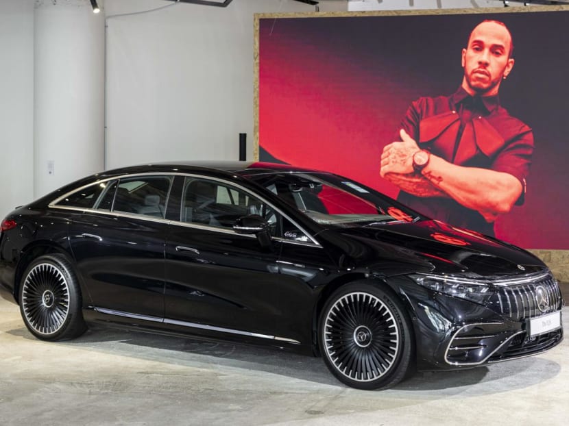 Luxury carmaker Mercedes-Benz's showcase is now open to public at Raffles City in Singapore Luxury carmaker Mercedes-Benz's showcase is now open to public at Raffles City in Singapore