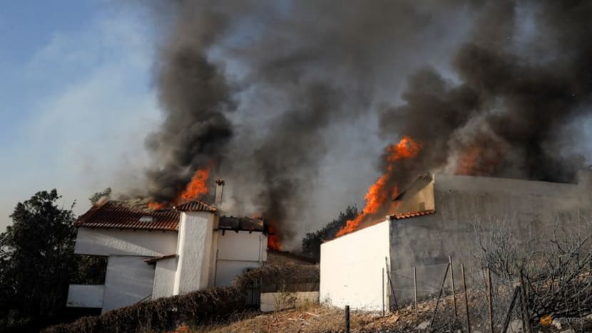 Greece tames wildfire near Athens, new blazes rage in 'tough' Mediterranean summer Greece tames wildfire near Athens, new blazes rage in 'tough' Mediterranean summer