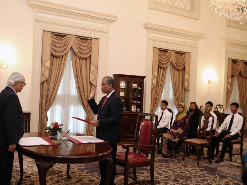 Mr Masagos Zulkifli sworn-in as a full minister