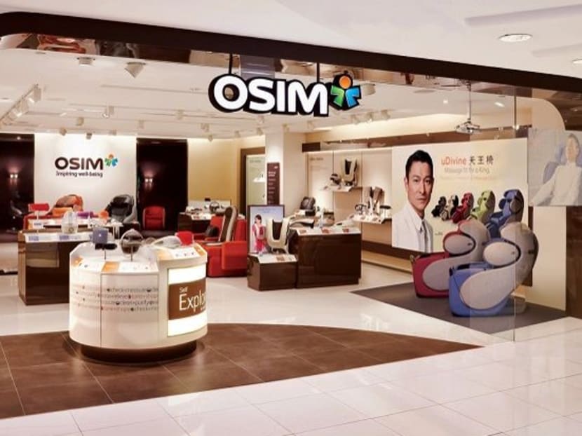 OSIM concept store in Singapore Photo: OSIM via Channel NewsAsia
