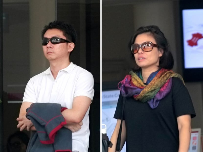 Tay Wee Kiat (left) and his wife Chia Yun Ling (right) are now serving time in prison for abusing their domestic helper Moe Moe Than.