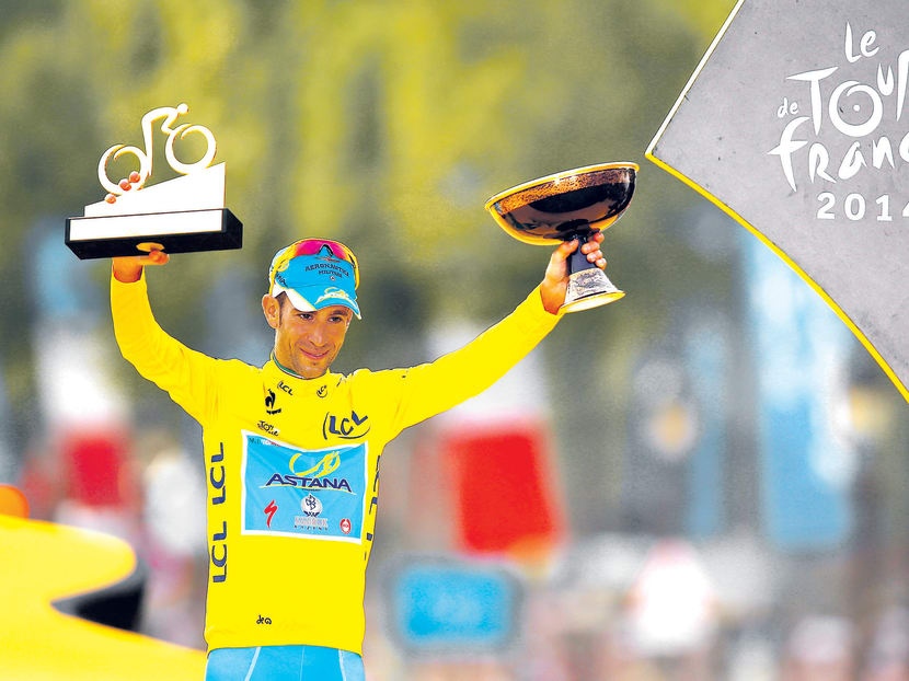 Vincenzo Nibali stays humble and says he is not a big champion or legend despite winning the 
Tour de France. 
Photo: Getty Images