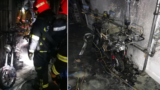 麦波申组屋火患90人疏散 两人呼吸困难拒入院