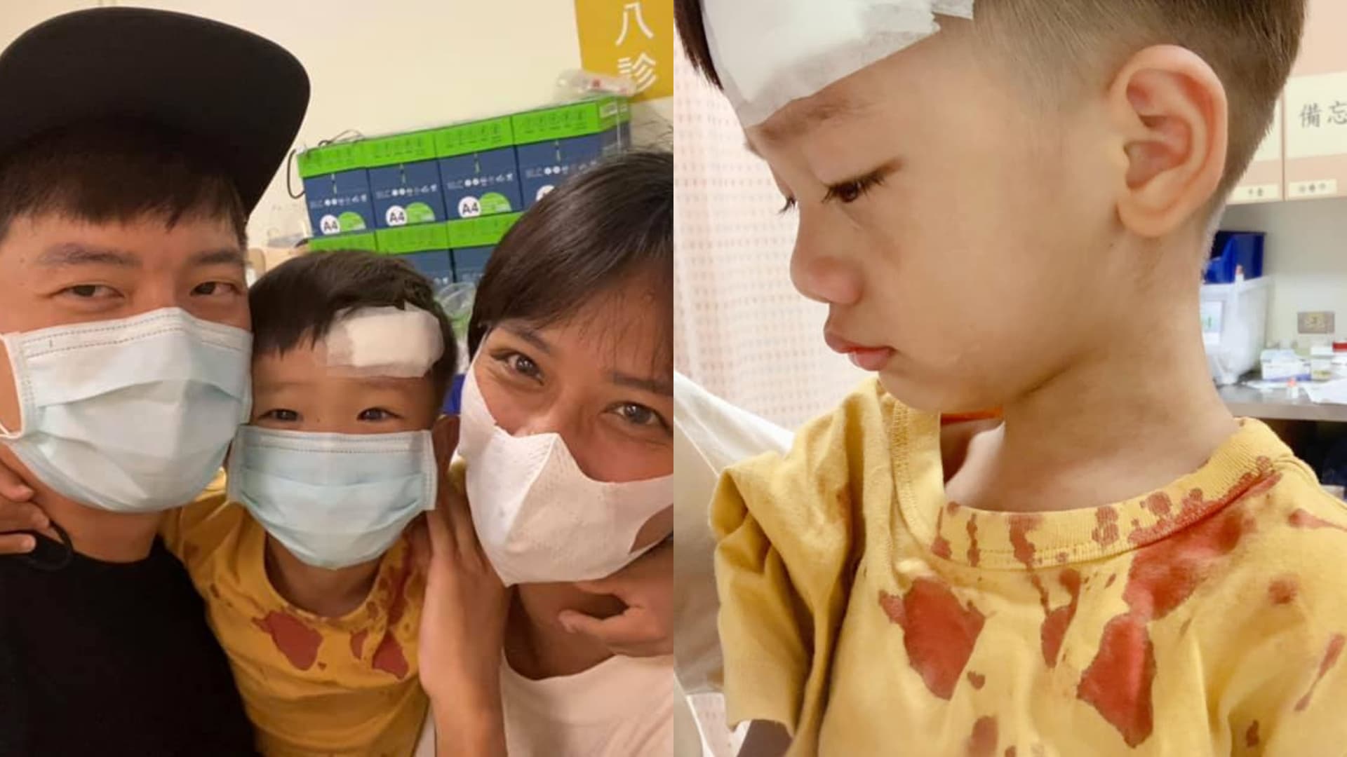 Chris Wang Praises Doctor For His Novel Way Of Treating His 3-Year-Old Son's Head Injury