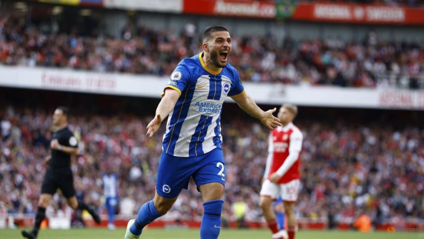 Arsenal hopes crushed by Brighton as Man City on the brink of title
