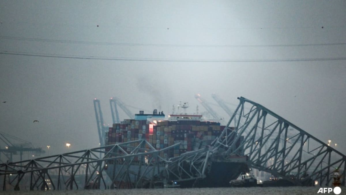 Grim search for six bodies in Baltimore bridge-ship collision continues