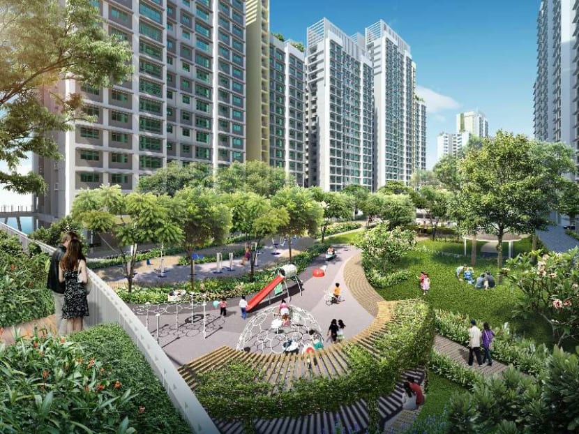 Residents of new Housing and Development Board (HDB) flats will get to go home to “nature-centric neighbourhoods” that includes features such as dragonfly ponds, bird sanctuaries and butterfly gardens.