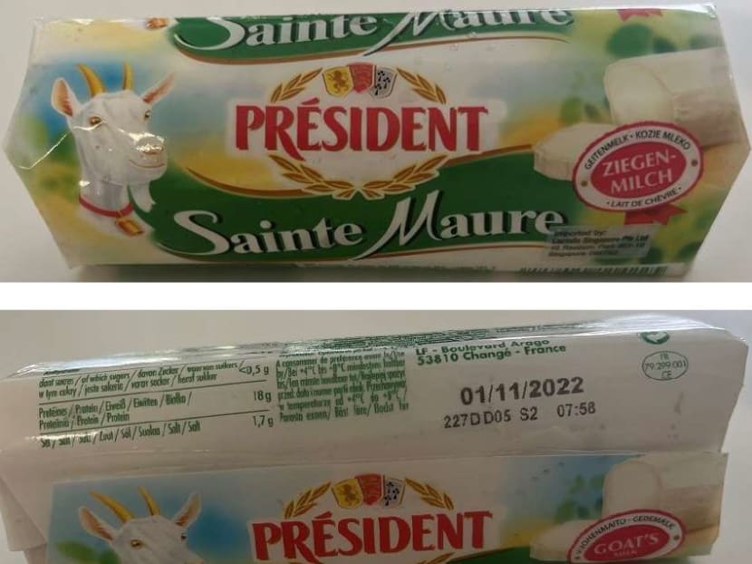 President Sainte Maure Cheese 200g has been recalled due to the presence of metallic foreign matter.