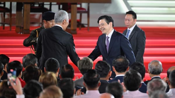 In pictures: Swearing-in of Singapore's fourth Prime Minister Lawrence Wong
