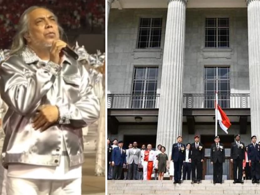 A music video based on veteran rocker Ramli Sarip’s National Day Parade rendition of Majulah Singapura (left) and a fresh recording (right) of the national anthem by the Singapore Symphony Orchestra were released on Dec 3, 2019.