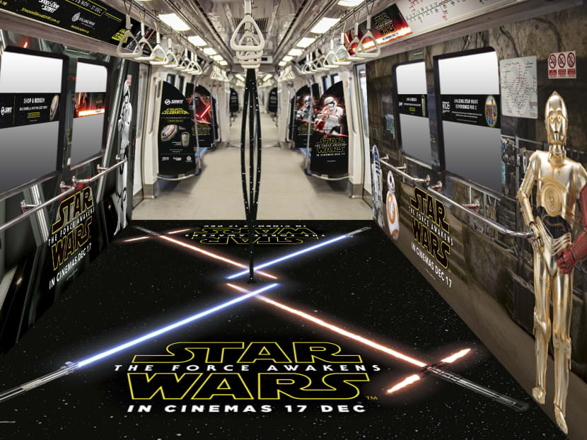 Star Wars-themed MRT trains coming mid-December