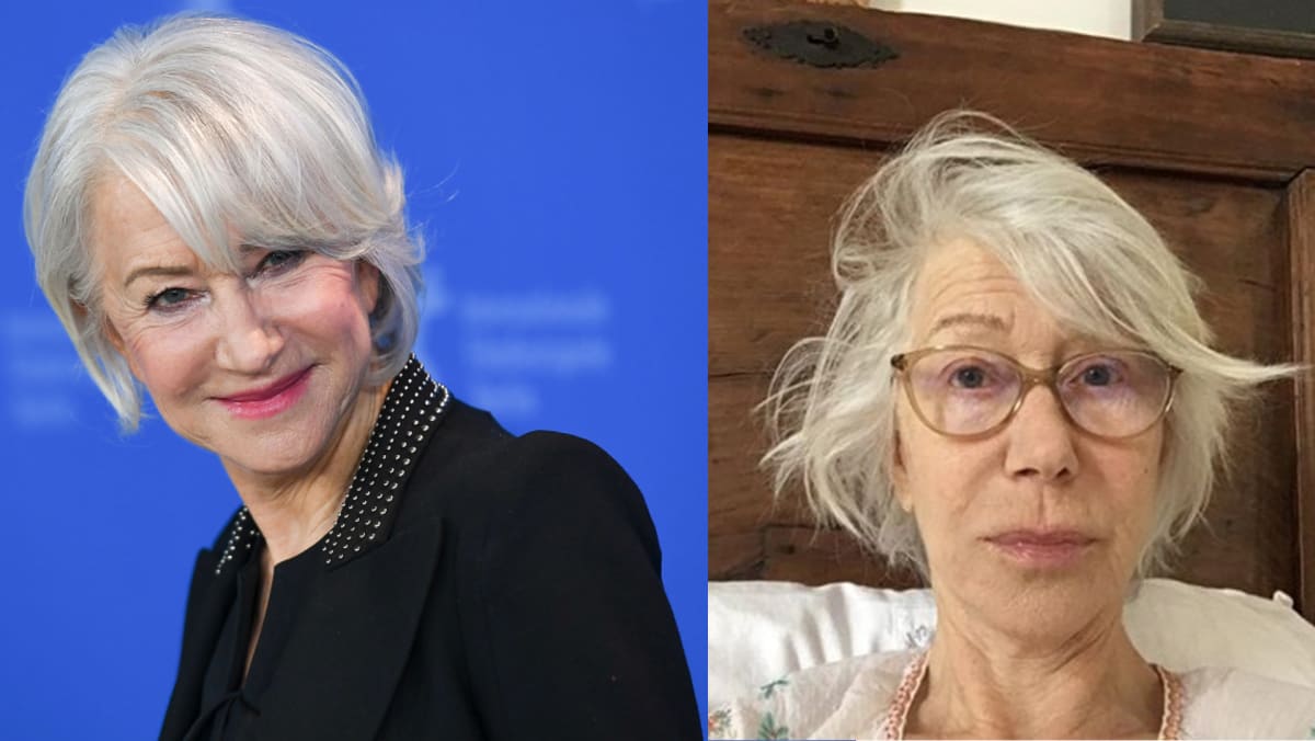 Helen Mirren Posts MakeUpFree Photo To Raise Money 8days