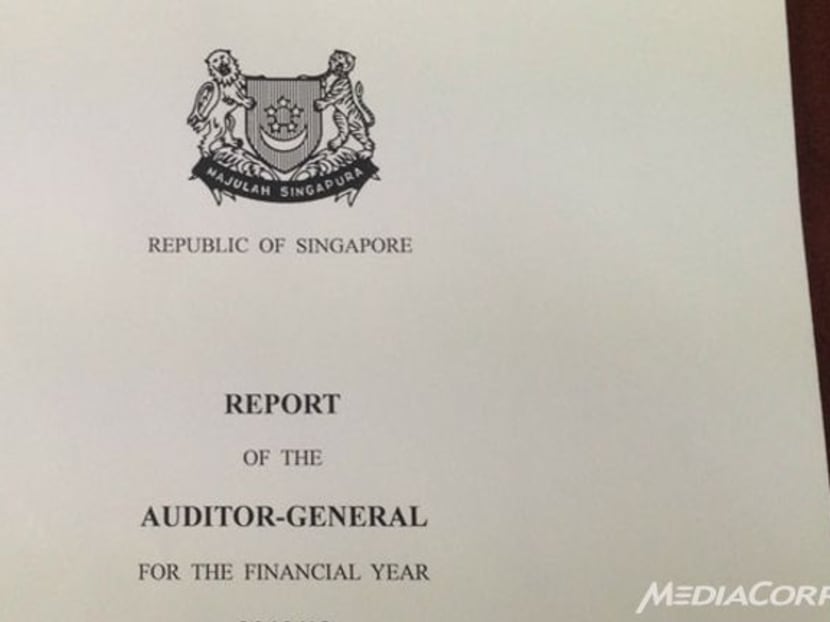 The Auditor-General's report. Channel NewsAsia file photo
