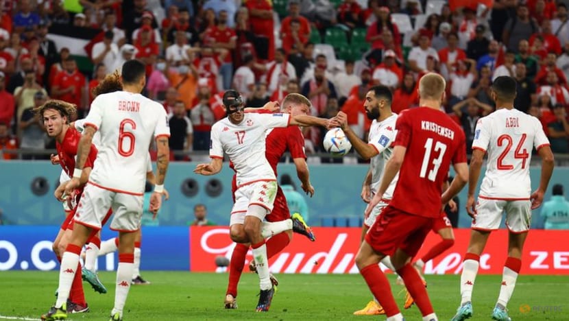 Denmark held by fired-up Tunisia in World Cup Group D opener
