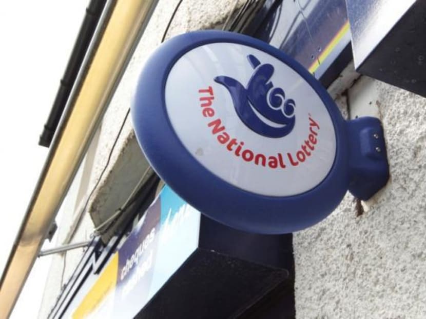 A National Lottery sign. Reuters file photo