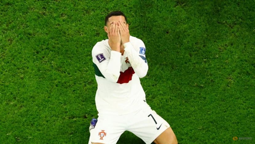 Tearful Ronaldo the lasting image of Portugal World Cup debacle Tearful Ronaldo the lasting image of Portugal World Cup debacle