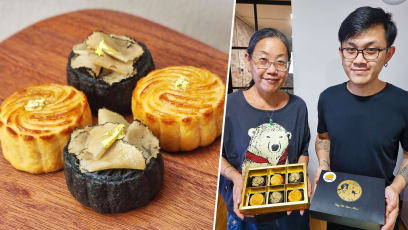 Chef Son Starts Lava Mooncake Home Biz For Retrenched Mum, Truffle & Cheese Flavours Included