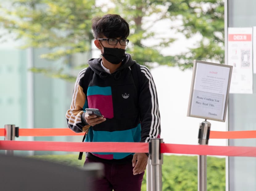 Johanizam Johari at the State Courts on March 25, 2022. Johanizam Johari at the State Courts on March 25, 2022.