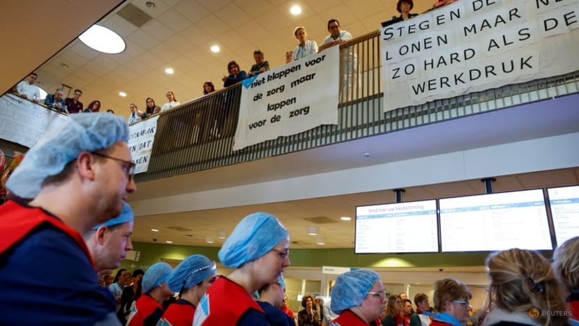 Dutch hospitals hold 24-hour strike for better pay, conditions Dutch hospitals hold 24-hour strike for better pay, conditions