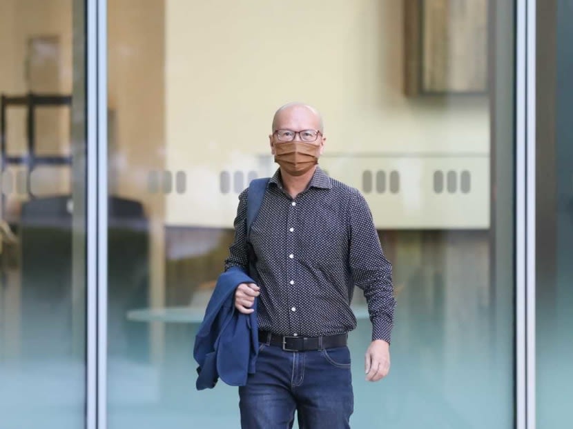 Gilbert Goh Keow Wah arriving at the State Courts on May 30, 2022. Gilbert Goh Keow Wah arriving at the State Courts on May 30, 2022.