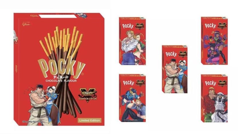 Redmart kini jual set kotak Pocky 'Street Fighter' edisi terhad