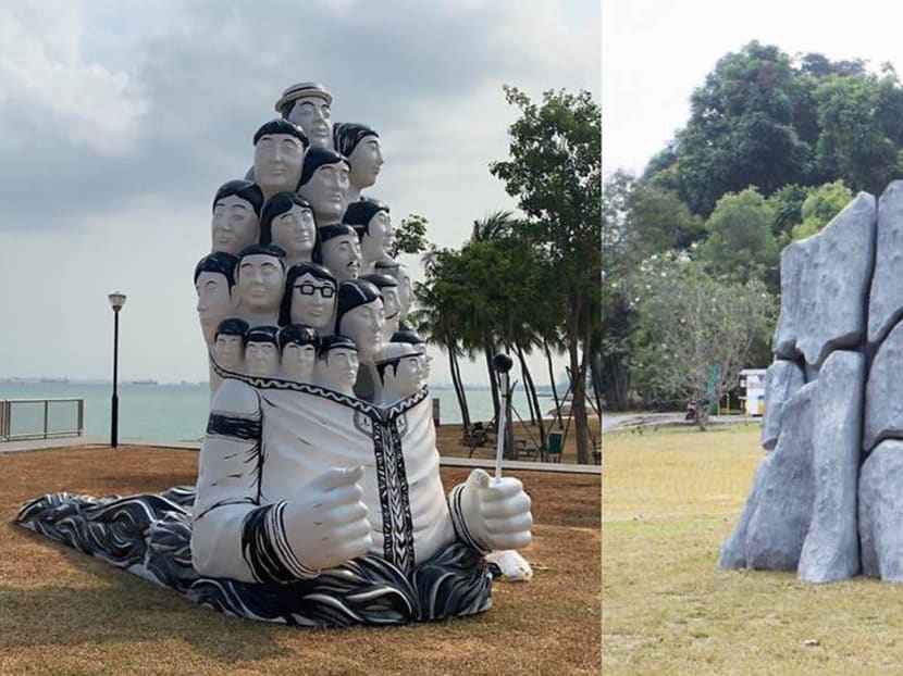 Two artworks unveiled to commemorate Singapore's bicentennial Two artworks unveiled to commemorate Singapore's bicentennial