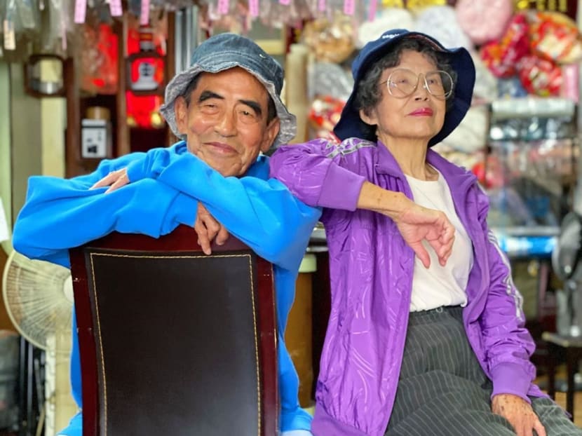 Mr Chang Wan-ji and his wife Ms Hsu Sho-er are the octogenerain grandparents behind the Instagram account @wantshowasyoung. The account has amassed more than 650,000 followers.