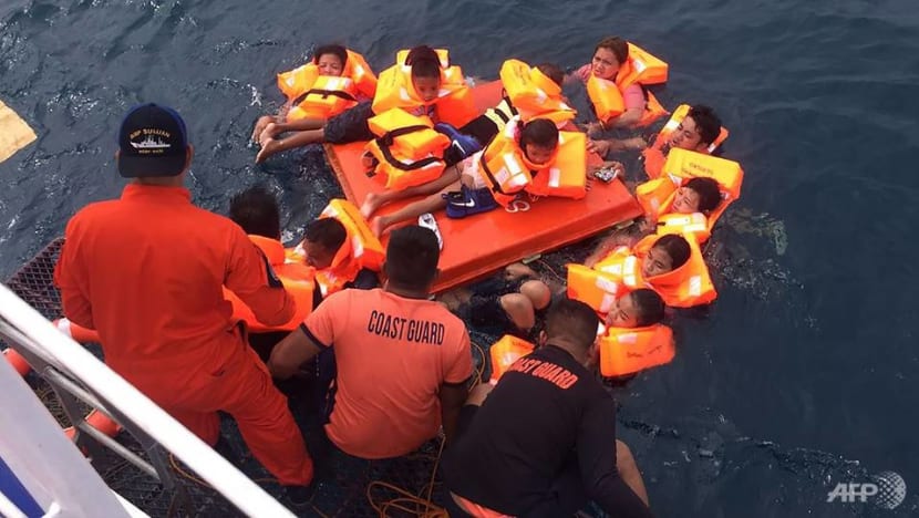 Dozens rescued after Philippine ferry capsizes Dozens rescued after Philippine ferry capsizes