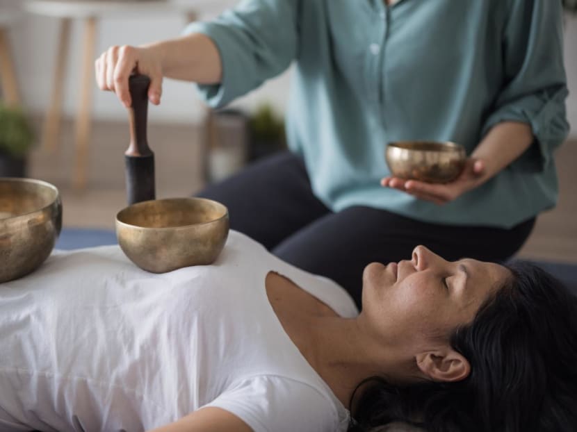 Can a sound bath wash away your worries? Are there health benefits to listening to gongs?
