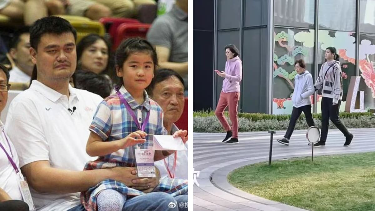 Ex NBA star Yao Ming s daughter is only 13 and already 1.9m tall