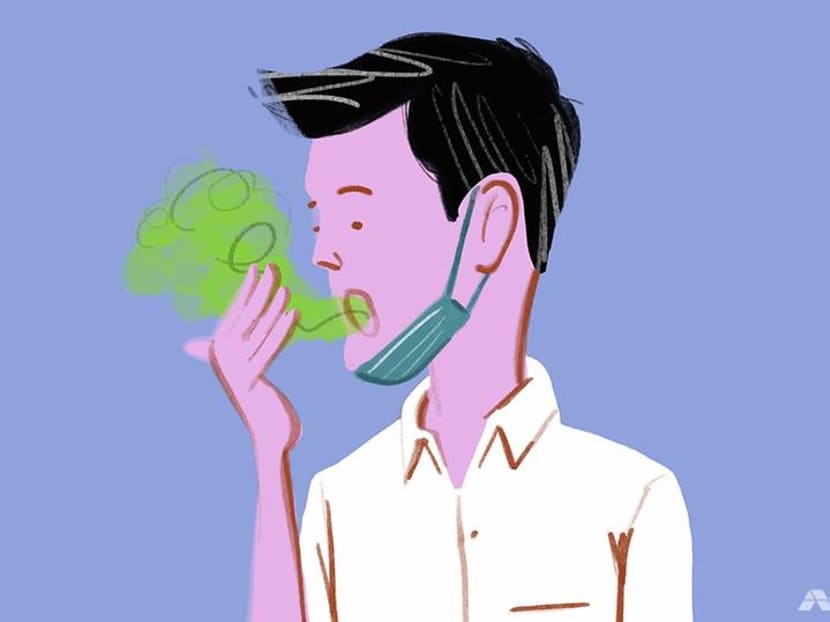 Do you have ‘mask breath’? How to fix it or find out if it’s something more serious Do you have ‘mask breath’? How to fix it or find out if it’s something more serious