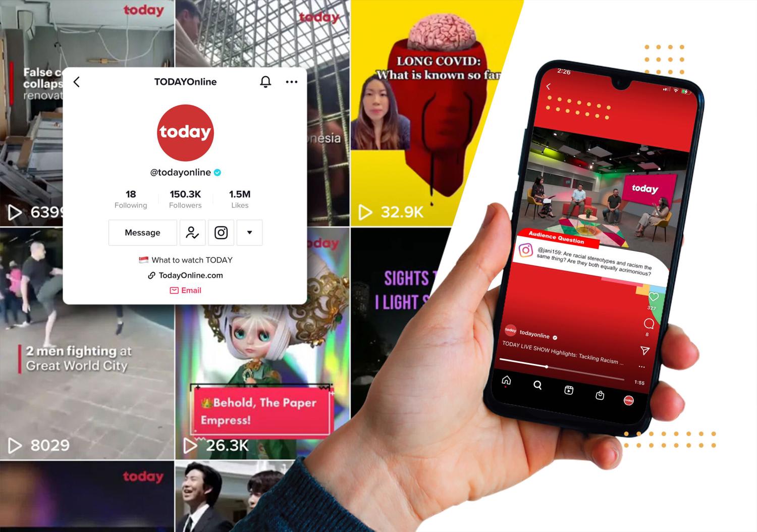 TODAY's TikTok account bagged an award at the INMA 2022 Global Media Awards on Thursday (June 9). The 2021 TODAY live webinar series also received an honourable mention. TODAY's TikTok account bagged an award at the INMA 2022 Global Media Awards on Thursday (June 9). The 2021 TODAY live webinar series also received an honourable mention.