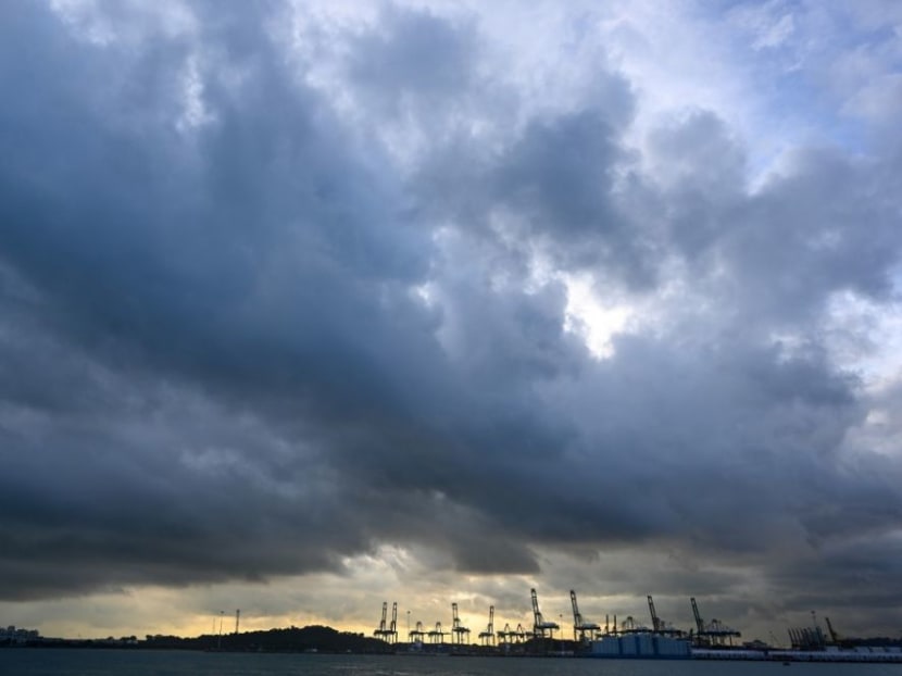 The Tanjong Pagar port is seen at sunset in Singapore. Johor was banking on the KL-Singapore high-speed railway line to spur investment in the southern state, but plans are now awry after its cancellation at the start of this year.