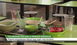 Pegawai penguatkuasa dikerah ambil tindakan lebih tegas atas kesalahan gagal pulangkan dulang, pinggan mangkuk
