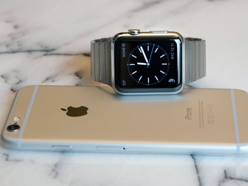 The Apple iPhone and the Apple Watch. Photo: Bloomberg