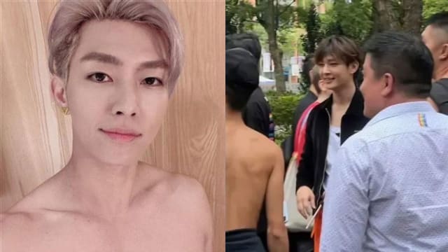 神隐4个月炎亚纶现身台湾同志游行- 8world