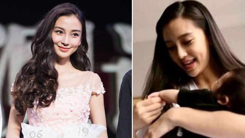 Angelababy praised for protecting her son at the airport