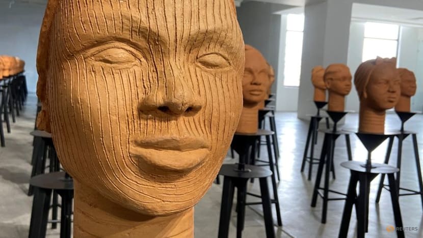Missing Chibok girls sculpted in clay in Nigeria art project Missing Chibok girls sculpted in clay in Nigeria art project