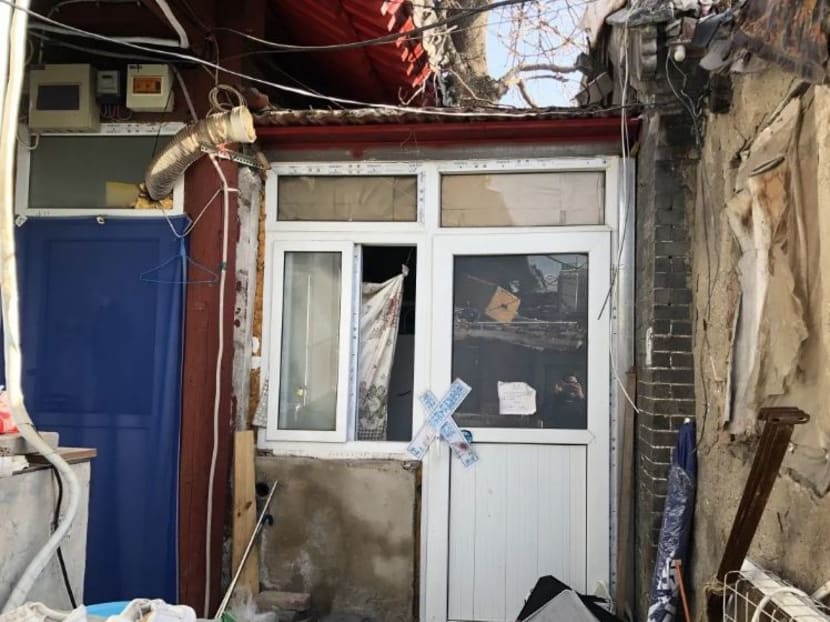 A view of the 5.6 square metre cubicle-size home in Beijing. The home sold for 1.28 million yuan at auction. A view of the 5.6 square metre cubicle-size home in Beijing. The home sold for 1.28 million yuan at auction.