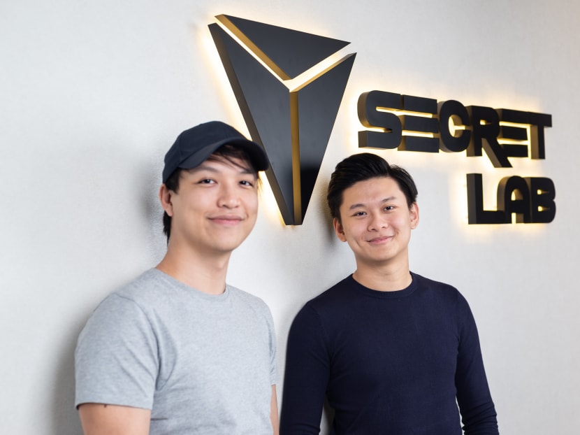 Secretlab co-founders Alaric Choo (left) and Ian Ang.
